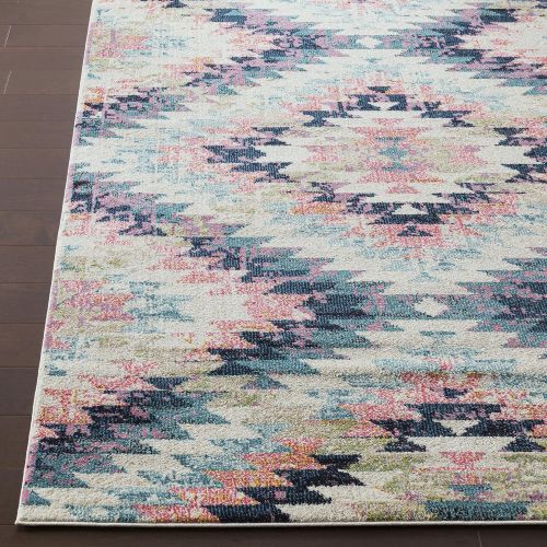  WorldWeavers Tara Pink and Beige Bohemian/Global Area Rug 2 x 3