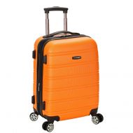 Worlds Rockland Luggage Melbourne 20 Inch Expandable Abs Carry On Luggage, Orange, One Size