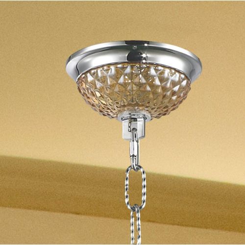  Worldwide Lighting W83100C16-CL Clarion 4 Light Mini Crystal, 16 D x 12 H, Chrome Finish and Clear Crystal Chandelier