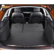 Worth-Mats 3D Full Coverage Waterproof Car Trunk Mat For Porsche Cayenne 2006-2010 NO Subwoofer on the left side of trunk-Black