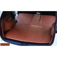 Worth-Mats 3D Full Coverage Waterproof Car Trunk Mat for Mazda CX5 Before 2016(Second Row Seats is Separated into 3 Parts)-Brown