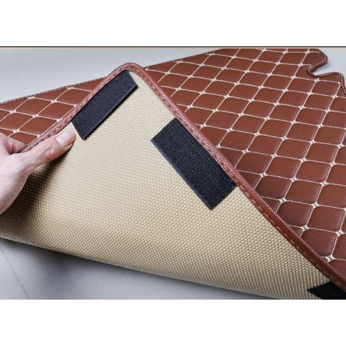  Worth-Mats 3D Full Coverage Waterproof Car Trunk Mat for Mercedes GLE Before 2020-Brown