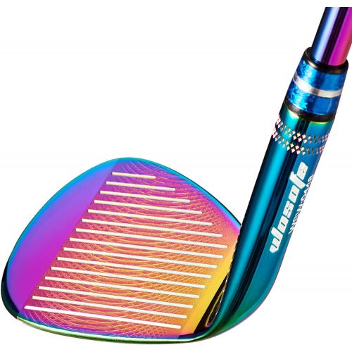  [아마존베스트]Wosofe Golf Sand Wedge Club Men Right Hand lob Chipping - Legal for Tournament Play,Quickly Cuts Strokes from Your Short Game Colorful