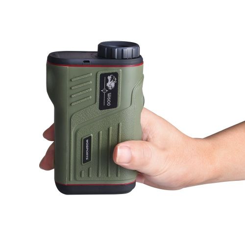 Wosports Hunting Rangefinder, Laser Range Finder for Hunting with Ranging and Speed (600 Yards)