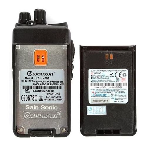  WouXun Wouxun KG-UV899 Two Way Radio Transceiver， Dual Band 136-174420-520 MHz