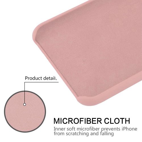  Wouier Liquid Silicone Slim Gel Rubber Candy Colors Back Cover Case for Apple iPhone 7 Plus