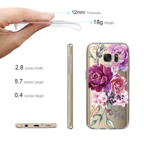  Wouier TPU Soft Silicone Rubber Transparent Clear Back Cover Case for samsung galaxy S7/S6/S6Edge/S6Edge plus/S10