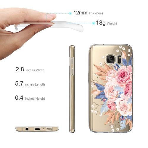  Wouier TPU Soft Silicone Rubber Transparent Clear Back Cover Case for samsung galaxy S7/S6/S6Edge/S6Edge plus/S10