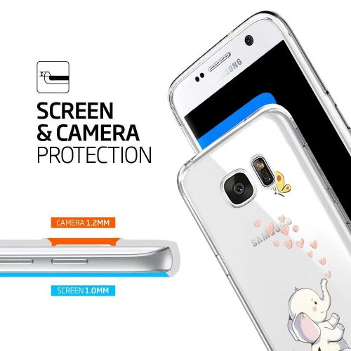  Wouier TPU Soft Silicone Rubber Transparent Clear Back Cover Case for samsung galaxy S7/S6/S6Edge/S6Edge plus/S10