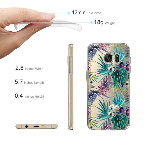  Wouier TPU Soft Silicone Rubber Transparent Clear Back Cover Case for samsung galaxy S7/S6/S6Edge/S6Edge plus/S10