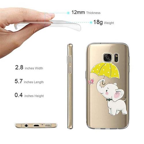  Wouier TPU Soft Silicone Rubber Transparent Clear Back Cover Case for samsung galaxy S7/S6/S6Edge/S6Edge plus/S10