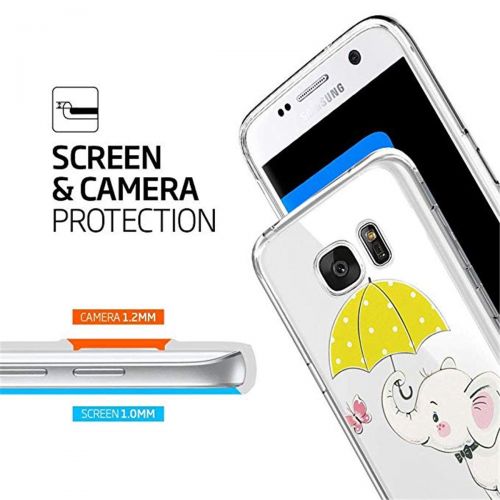  Wouier TPU Soft Silicone Rubber Transparent Clear Back Cover Case for samsung galaxy S7/S6/S6Edge/S6Edge plus/S10