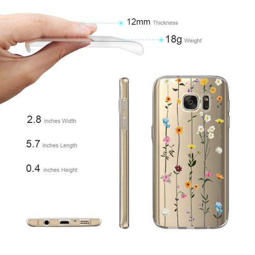  Wouier TPU Soft Silicone Rubber Transparent Clear Back Cover Case for samsung galaxy S7/S6/S6Edge/S6Edge plus/S10