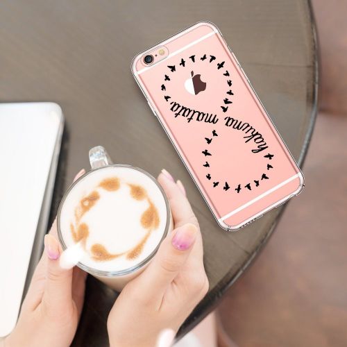  Wouier Case Compatible with iphone 6 6s/6plus 6splus TPU Soft Silicone Transparent Clear Back Cover