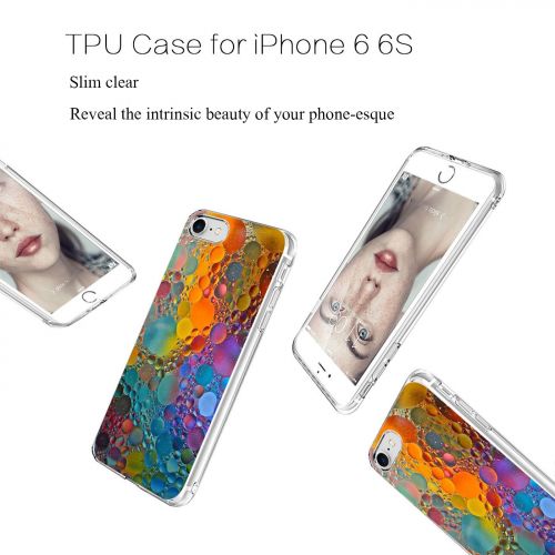  Wouier Case Compatible with iphone 6 6s/6plus 6splus TPU Soft Silicone Transparent Clear Back Cover