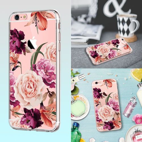  Wouier Case Compatible with iphone 6 6s/6plus 6splus TPU Soft Silicone Transparent Clear Back Cover