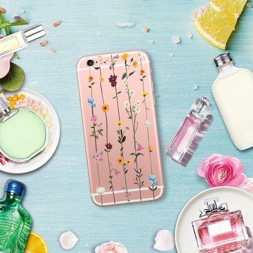  Case for iPhone 6 6S,Wouier Thin Case Cover TPU Rubber Gel 4.7, Transparent Clear Back Case, Soft Silicone-Panda pattern