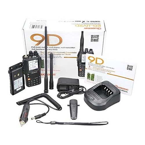  WouXun Wouxun KG-UV9DPlus Multi-Band Multi-functional DTMF Two-way Radio 7 Bands Included Air Band