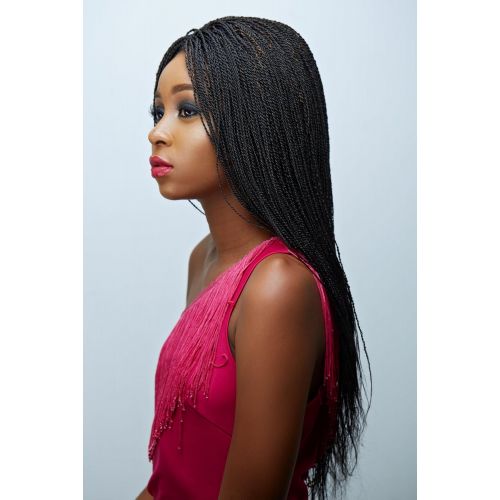  Wow Braids Mini Twist Wig - Color 1-22 Inches