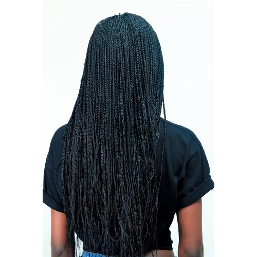  Wow Braids Cornrow Tiwa Side Part Braid Braid Wig- Color 1-22 inches