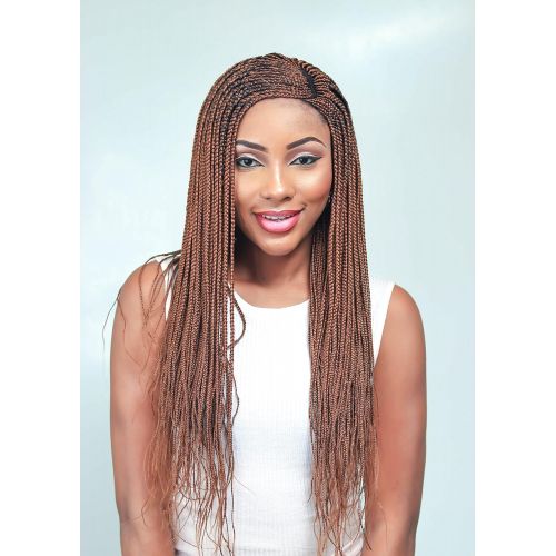  Wow Braids Cornrow Tiwa Side Part Braid Braid Wig- Color 1-22 inches