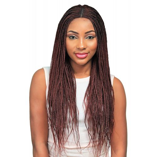  Wow Braids Cornrow Lemonade Center Part Braid Wig - Color 35-22 inches