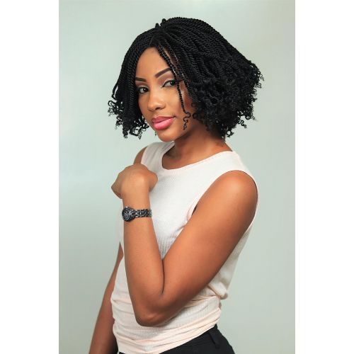  Wow Braids Kinky twist wig - Color 1-12 inches