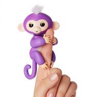 [아마존베스트]Fingerlings - Interactive Baby Monkey - Mia (Purple with White Hair) By WowWee