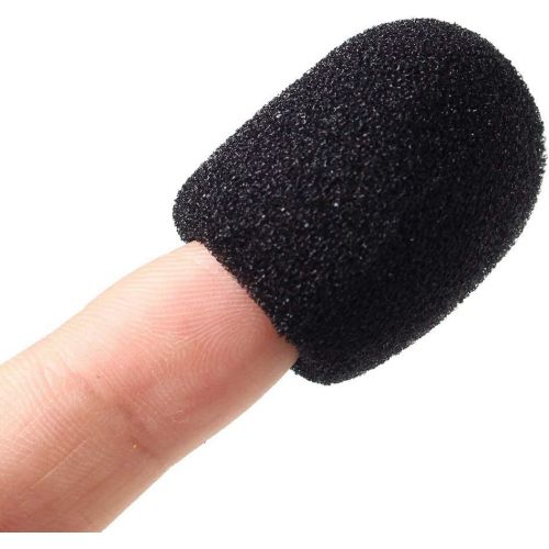  [아마존베스트]Wowot 15 x Replacement Foam Microphone and Headset Windshield Black