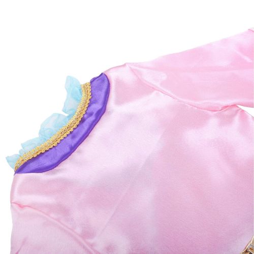  Wraith of East Mulan Costume Kids Chinese Princess Classic Girls Fancy Dress Halloween Party Pink