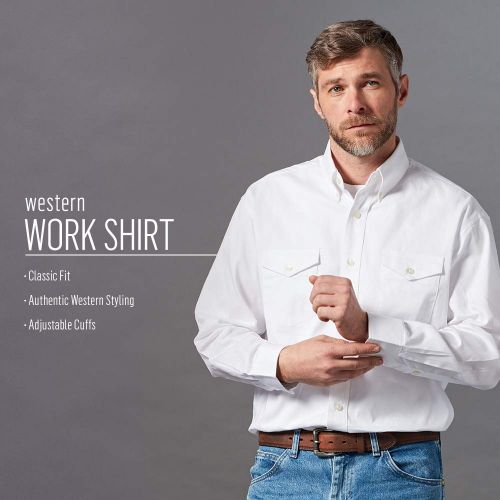  Wrangler Mens Painted Desert Two Pocket Long Sleeve Button Shirt