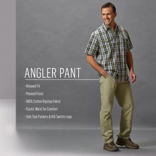  Wrangler Mens Rugged Wear Angler Relaxed-fit Jean