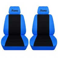 Wrangler Fits Selected Nissan Models Seat Covers with a Name 21 Color Choices (2013-2018 Altima, Light Blue Black)