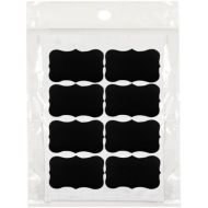 [아마존베스트]Wrapables Chalkboard Labels/Chalkboard Stickers, 3.25-Inch by 2-Inch, Fancy Rectangle, Set of 36