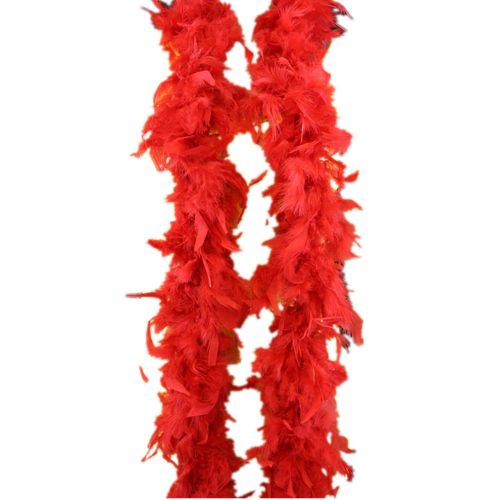  Ws&Wt 40g 5pcs Turkey Chandelle Feather Boa for Adult Women Costume Accessory,Dress up Party Favors