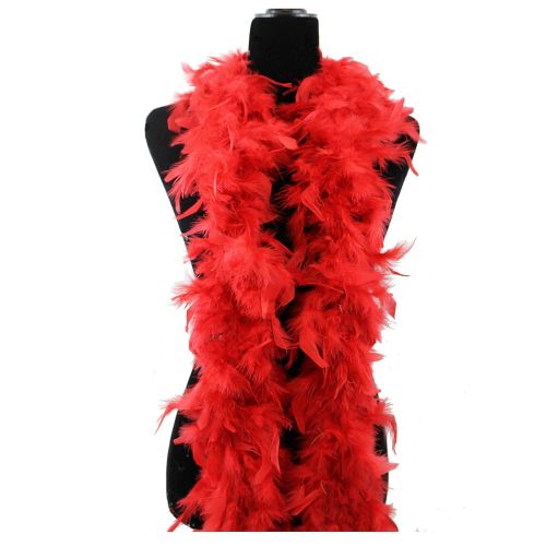  Ws&Wt 40g 5pcs Turkey Chandelle Feather Boa for Adult Women Costume Accessory,Dress up Party Favors