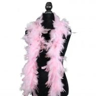 Ws&Wt 1.2m 18g 5pcs Turkey Chandelle Feather Boa Girls Princess Party Dress up Halloween Costume Boa