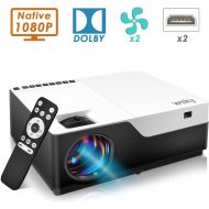 [아마존 핫딜] [아마존핫딜]Wsky 1080P Projector, Native HD 4000Lux Home Theater- Support 1080P 1920x1080 Resolution with USB/HDMI/SD/AV Ports Ideal for Watching Movies Home Entertainment Gift Giving