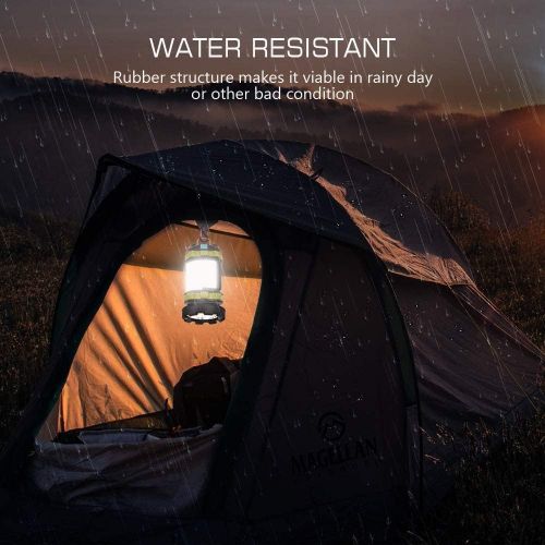  Wsky LED Camping Lantern Rechargeable, T2000 High Lumen Light Flashlight, 6 Modes, High Capacity Power Bank - Best Lantern Flashlight for Camping Outdoor Hurricane Emergency