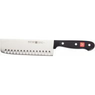 WUESTHOF Model 4195-7, Gourmet 7 Inch Hallow Edge Nakiri, Full-Tang 7 Precise Laser Cut High-Carbon Stainless Steel German Made