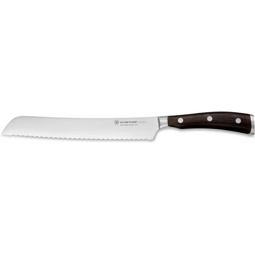  Wuesthof Wusthof Ikon 8-Inch Bread Knife, Blackwood