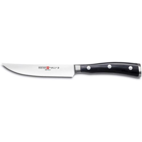  Wuesthof Wusthof 4096-7 Classic IKON Steak Knife, One Size, Black, Stainless