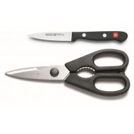 Wuesthof Wusthof Gourmet 2pc Come-Apart Kitchen Shears / Scissors & 3 Paring Knife Set