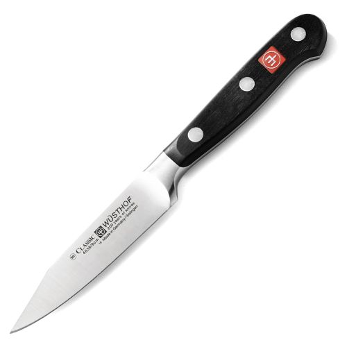  Wuesthof Wusthof 4038-7/09 Classic Clip Point Paring Knife, 3.5-in, Black, Stainless