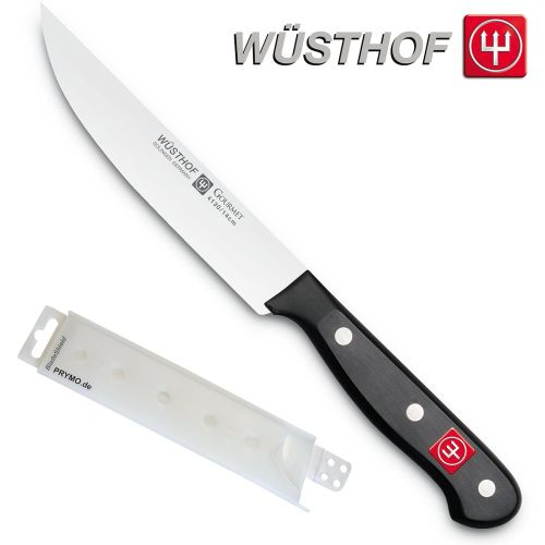  Wuesthof / PRYMO.de Wuesthof Gourmet 4130/14 Kuechenmesser 14 cm schwarz inkl. PRYMO.de Klingenschutz