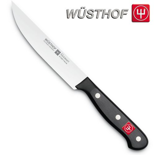  Wuesthof / PRYMO.de Wuesthof Gourmet 4130/14 Kuechenmesser 14 cm schwarz inkl. PRYMO.de Klingenschutz