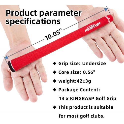  Wujiang Golf Club Grip, 13/Composite Hybrid Rubber Golf Grip, s Standard/Medium/Undersize,6 Colors Available