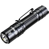 Wurkkos TD02 Led Tactical Flashlight, Super Bright Pocket Flashlights Rechargeable, 2000 High Lumens Flashlight EDC Flash Light with Type C Charging Port Tail Switch for Outdoor and Indoor Activities