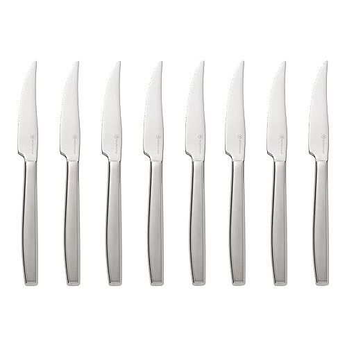  WUSTHOF 8-Piece Stainless Mignon Steak Knife Set, Silver