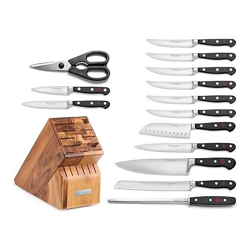  WUSTHOF Classic 15-Piece Knife Block Set